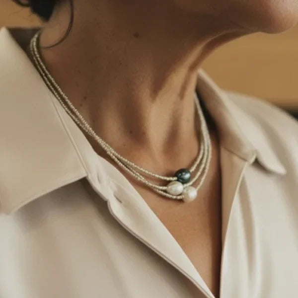 Dabīgu Pērļu Kaklarota