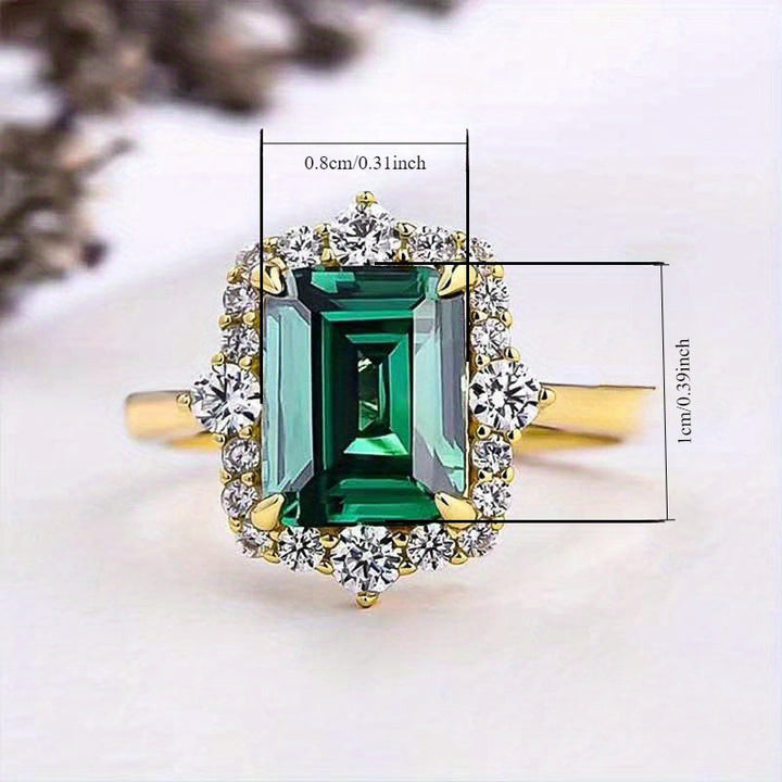 Anel Rainha Esmeralda