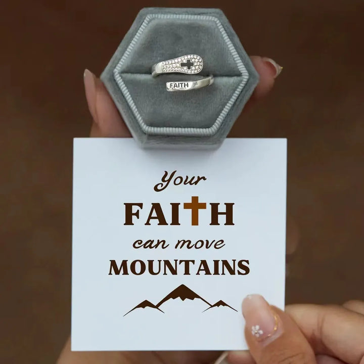 Sudraba gredzens ar krustu un cirkoniem