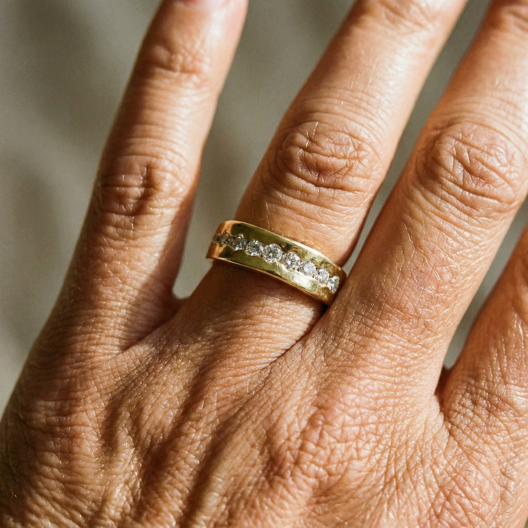 Vintage gredzens ar zirkoniju