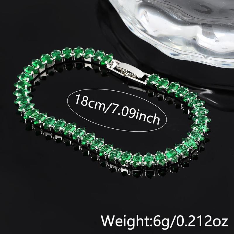 Smaragdu Akmens Rokassprādze