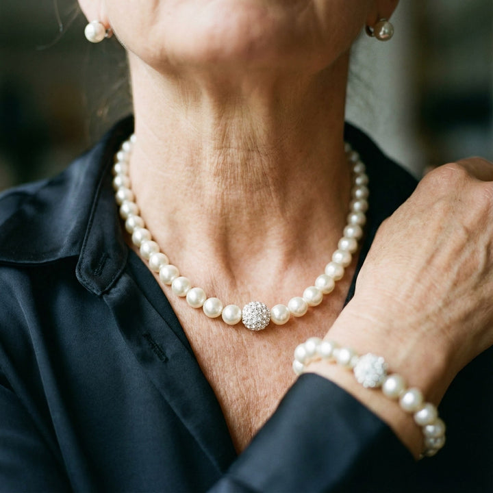 Elegants Pērļu Komplekts