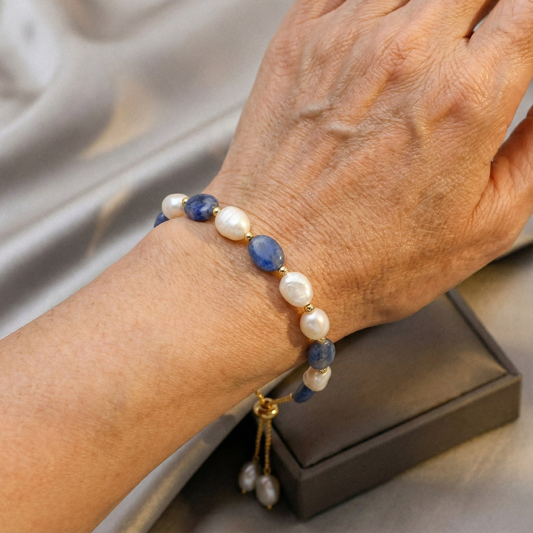 Eleganta Okeāna Pērļu Rokassprādze