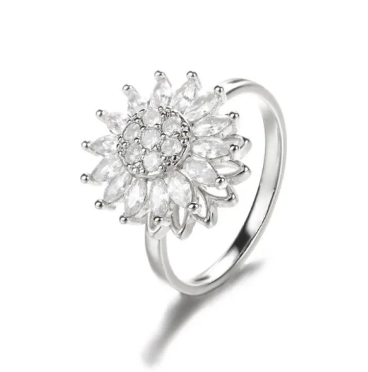 Griežams gredzens ar saulespuķi