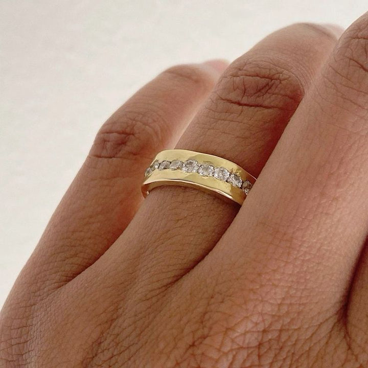 Vintage gredzens ar zirkoniju